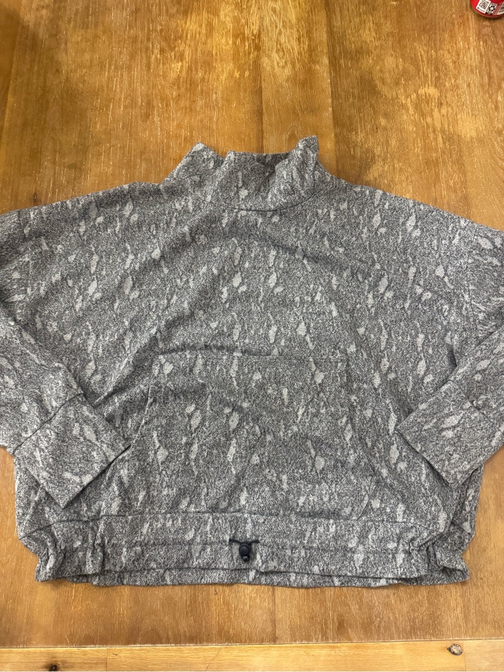 Kyodan Gray Marled Cowl Neck Sweater